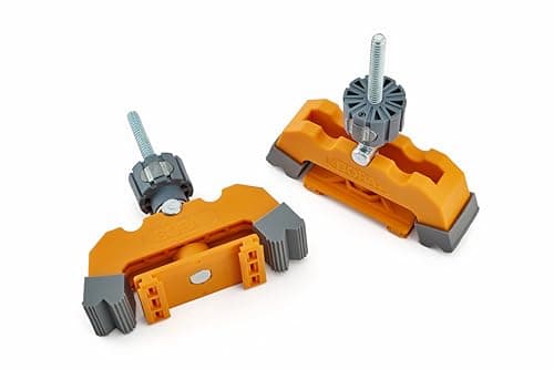 BORA NGX 5pc Deluxe Clamp Edge Set - 50 inch Guide Rail + 50 inch Rail Extension, NGX Saw Plate, T-Square Attachment & Track Clamps - Track Saw system for Circular Saw - 544550