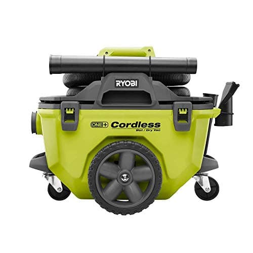 Ryobi 18-Volt ONE+ 6 Gal. Cordless Wet/Dry Vacuum (Bare-Tool) with Hose, Crevice Tool, Floor Nozzle and Extension Wand
