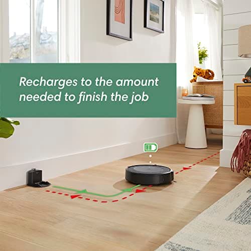 iRobot Roomba i4 EVO Wi-Fi Connected Robot Vacuum – Clean by Room with Smart Mapping Compatible with Alexa, Ideal for Pet Hair, Carpet and Hard Floors
