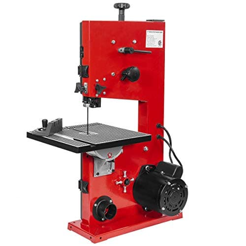 9" Benchtop Stationary Band Saw Woodwork Adjustable Angle DIY w/Dust Port,Jikkolumlukka