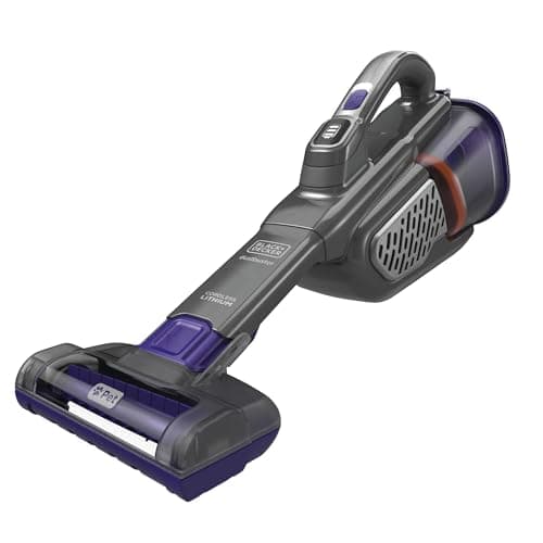 BLACK+DECKER dustbuster furbuster AdvancedClean+ Cordless Pet Handheld Vacuum, Home, Pet and Car Vacuum (HHVK515JP07)