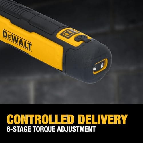 DEWALT Cordless Screwdriver USB Rechargeable with FLEXDRIVE Control and Screwdriver Bit Set, Electric Screwdriver Cordless with LED Light (DWHT66719)