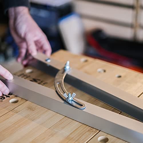 DCT Taper Gauge Jig Tool Kit Set for Tapering (Angle Cutting) Wood Tapered Legs and More on Radial Arm or Table Saw