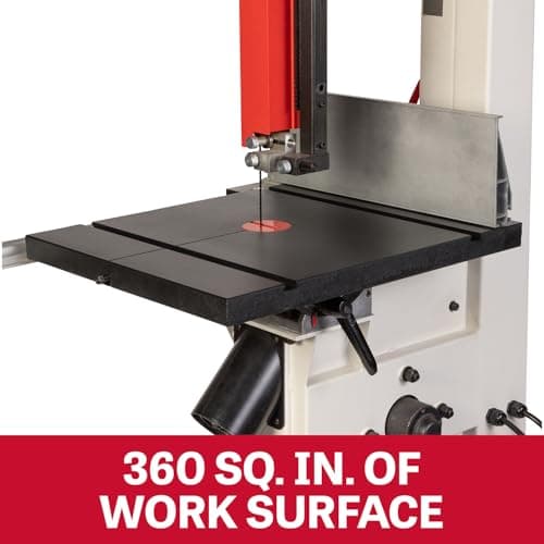 JET Black 14-Inch Woodworking Bandsaw, 1-3/4 HP, 115/230V 1Ph (Model JWBS-14SFX-BLK)