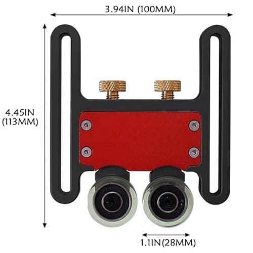 Tenoning Jig for Table Saw & Bearing Roller Featherboards,Multi-functional Woodworking Fixture Tenoners,Woodworking Bearing Roller Featherboards