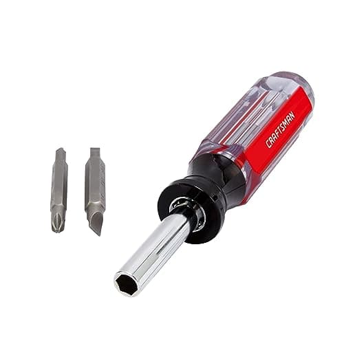 CRAFTSMAN Screwdriver Multi-Bit Set, 6 in 1, Acetate Handle (CMHT66052)