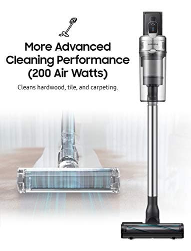 SAMSUNG 90 + Clean Station Bundle Jet Cordless Stick Vacuum, Grey