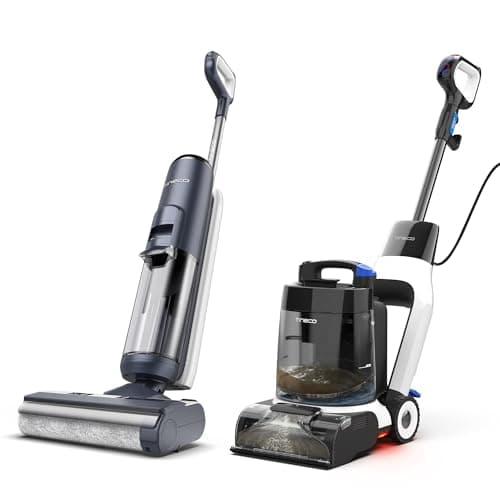 Tineco Floor ONE S5 Smart Cordless Wet Dry Vacuum Cleaner and Mop for Hard Floors & Carpet ONE Cruiser Smart Carpet Cleaner, Self-Cleaning and FlashDry, Deep Cleaning