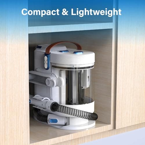 Portable Carpet Cleaner Machine, Carpet Shampooer, 15Kpa Upholstery Cleaner with 3 Tools, 54oz Large Water Tank, 16.4ft Power Cord, Spot and Stain Deep Cleaner for Rug, Couches, Car,azure