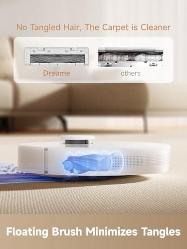 DREAME D10 Plus Gen 2 Robot Vacuum and Mop with Self-Emptying Base for 90 Days of Cleaning, 6000 Pa Suction and LiDAR Navigation, Obstacle Avoidance, Wi-Fi Connected