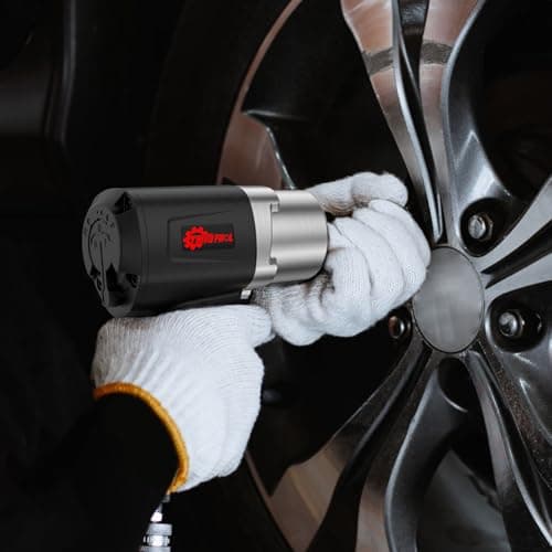 Air Impact Wrench 1/2" - 1/2 Inch Impact Gun 1/2 Drive, 1500Ft-lbs, 8000RPM High Torque Impact Wrench, Weight 4.74 lb, 1/2 Air Impact Gun for Auto Repair, Tire Shop