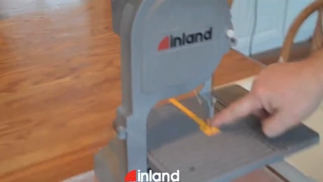 Inland Craft DB-100 Band Saw Machine for Cutting Stained Glass, Stone, Plastic, Wood, Metal, Corals - Band Saws for Woodworking, Metal Cutting Bandsaw - Includes THREE Blades - Black