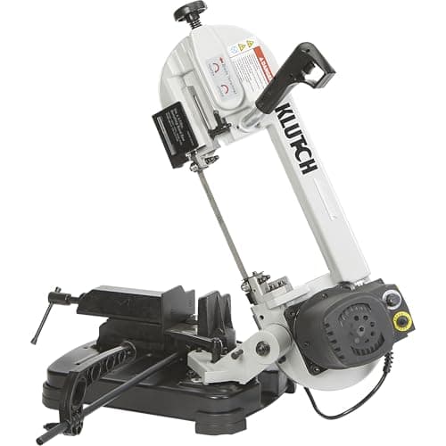 Klutch Benchtop Metal Cutting Band Saw - 5in. x 4 7/8in., 400 Watts, 110–120V