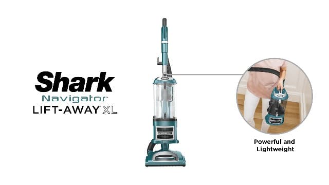 Shark CU512 Lift-Away XL Upright Vacuum with Crevice Tool, Teal (Renewed)