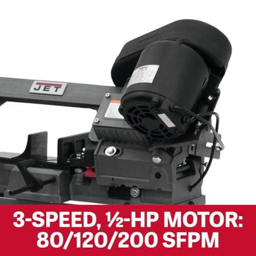 JET 5" x 6" Horizontal/Vertical Bandsaw, 1/2 HP, 115/230V 1Ph (Model HVBS-56)