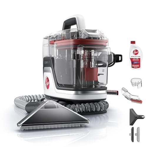 Hoover CleanSlate Pet Portable Carpet + Upholstery Spot Cleaner Machine, Powerful Suction with Versatile Tools, Pet Stain Remover, Car and Auto Detailer, Pair with Hoover Carpet Cleaner Solution