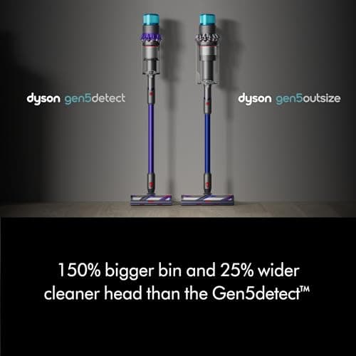 Dyson Gen5outsize Cordless Vacuum Cleaner, Nickel/Blue, Extra Large