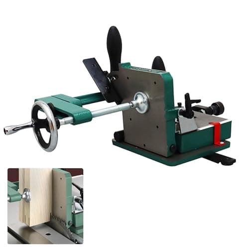Tenoning Jig for Table Saw & Bearing Roller Featherboards,Multi-functional Woodworking Fixture Tenoners,Woodworking Bearing Roller Featherboards