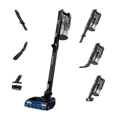 Shark Vertex Pro Cordless Vacuum Cleaner with HEPA Filter, Lightweight, Portable, Removable Handheld, Self Cleaning DuoClean PowerFins, 120-min Runtime, IQ Display, Black/Silver, IZ682H