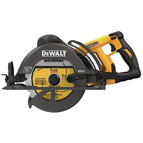 DEWALT FLEXVOLT 60V MAX* Circular Saw for Framing, 7-1/4-Inch, Tool Only (DCS577B)