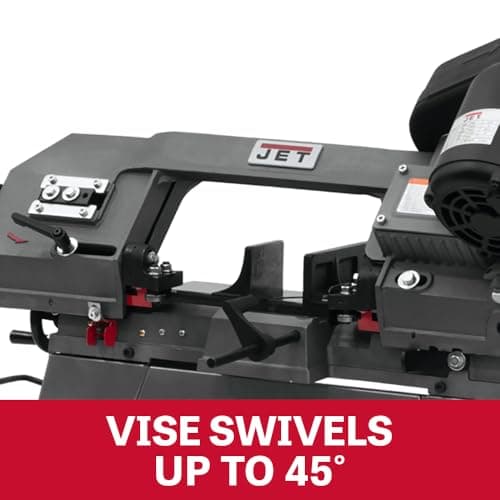 JET 5" x 6" Horizontal/Vertical Bandsaw, 1/2 HP, 115/230V 1Ph (Model HVBS-56)