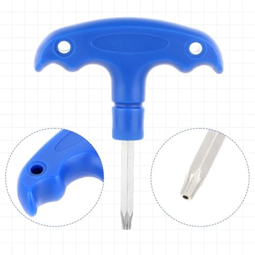 Golf Driver Tool - Stainless Steel Torque Wrench, T20, Blue