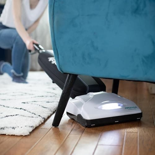 Simplicity Vacuums Ultimate Clean Bundle – Freedom Cordless Upright with HEPA Media Bag Set + Flash Mini Handheld – Lightweight Vacuum Cleaner for Carpet, Hard Floor, and Bare Floor