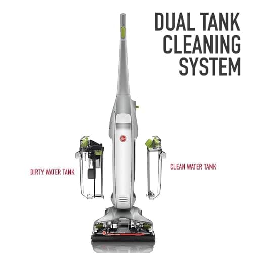 Hoover FloorMate Deluxe Hard Floor Cleaner Machine, Lightweight Cleaning Machine, Floor Scrubber with Spin Scrub Brushes, Wash and Dry Mode, Ideal for Hardwood, Vinyl, Tile, Laminate and More