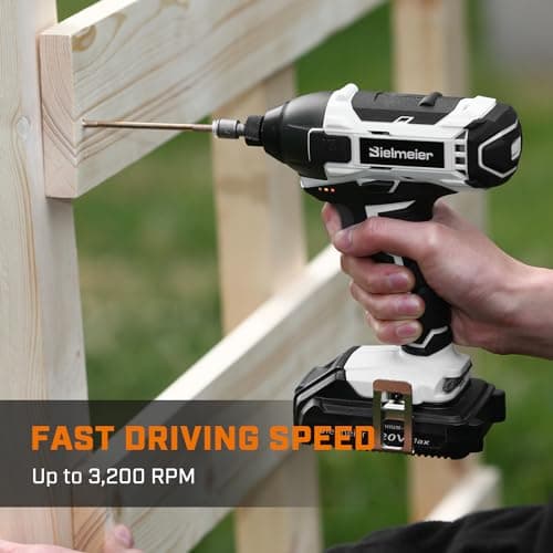 20V Cordless Drill Sets Combo Kit,3/8” Drill and 1/4” Impact Driver Set Perfect for Home Repair,with LED Light,33-Piece Drill Bit Set & Bag,Charger, Battery Pack,And Carrying Bag