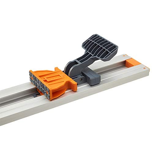 BORA NGX 5pc Deluxe Clamp Edge Set - 50 inch Guide Rail + 50 inch Rail Extension, NGX Saw Plate, T-Square Attachment & Track Clamps - Track Saw system for Circular Saw - 544550