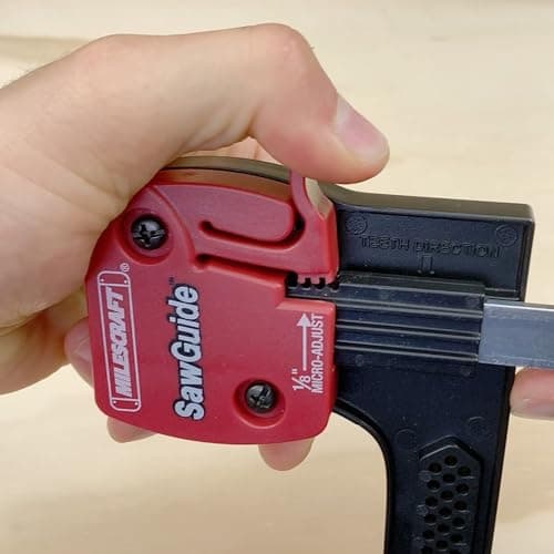 Milescraft 1403 Universal Saw Guide for Circular and Jig Saws Rip Guide Extends 14in Cuts Circles up to 24in