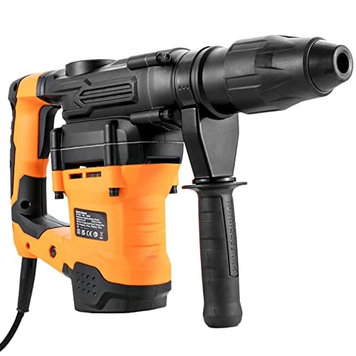 VEVOR 1-9/16 Inch SDS-Max Rotary Hammer Drill, 13Amp Corded Drills, Heavy Duty Chipping Hammers w/Vibration Control & Safety Clutch, Electric Demolition Hammers Variable Speed, Power Tool For Concrete
