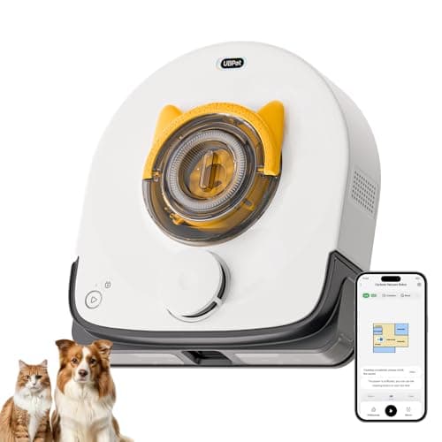 Robot Vacuum for Pet Hair, Automatic Robot Vacuum Cleaner Self Cleaning Brushroll, Robotic Vacuum Ideal for Carpet, 22,000 Pa Square