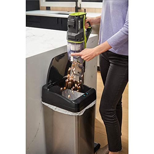 RYOBI 18-Volt ONE+ Brushless Stick Vacuum Cleaner Kit w/ 4.0 Ah Lithium-Ion High Capacity Battery and EVERCHARGE Rapid Charger