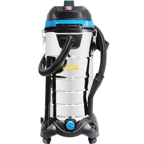 Dust Extractor Collector Wet & Dry 6.5-13.5 Gal. HEPA Filtration Systemfor Household and Jobsite Cleaning(11 Gallon (40 L))