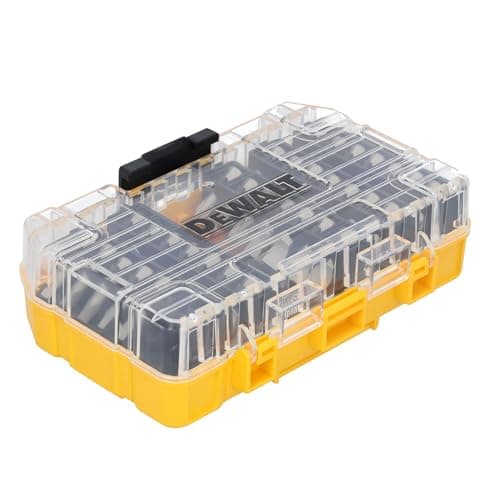 DEWALT Screwdriver Bit Set with Tough Case, 45-Piece (DW2166), Grey/Silver Screwdriving Set with Tough Case