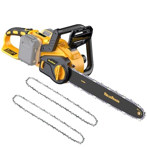 16-Inch Brushless Chainsaw, 40V (2 x 20V MAX) Cordless Battery Powered Chain Saw Compatible DeWALT Battery, Ideal for Wood/Tree Cutting, Pruning, Tool Only (Battery Not Included)