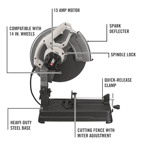 PORTER-CABLE Chop Saw, 15-Amp, 14-Inch (PCE700)