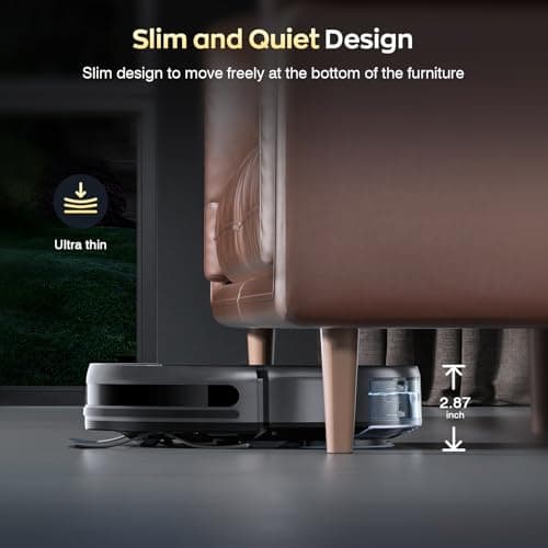 Robot Vacuum and Mop Combo, 2 in 1 Robotic Vacuums Cleaner with WiFi/App, Robot Vacuum with Water Tank, Strong Suction, Schedule, Self-Charging, Quiet, for Hard Floor, Pet Hair, Low Pile Carpet
