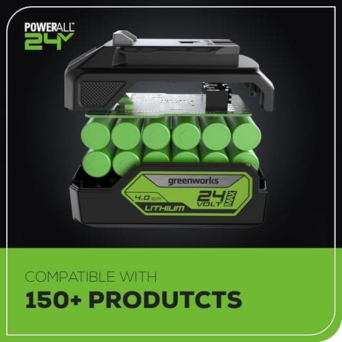 Greenworks 24V 7-1/4'' Circular Saw Brushless Cordless, with 4Ah Battery and 2A Charger