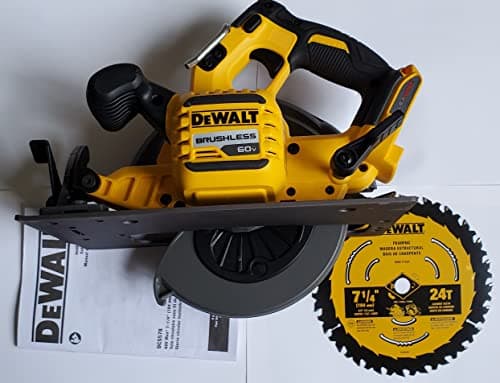 Dewalt DCS578BR 60V MAX FLEXVOLT Brushless Lithium-Ion 7-1/4 in. Cordless Circular Saw with Brake (Tool Only) (Renewed)