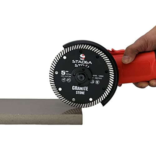 Stadea SBD104C Diamond Saw Blade 6-Inch Continuous Turbo Dry Cutting - Cuts Granite Quartz Quartzite, Fits Grinder, Saw Cutter, 8 MM Segments - Pack of 1