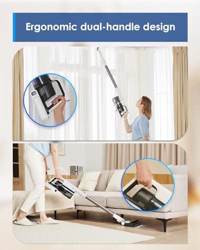 Tineco A30S Cordless Stick Vacuum Cleaner, 160W Suction & Replacement Battery for A30S -25.2 Volt 2500mAh Space