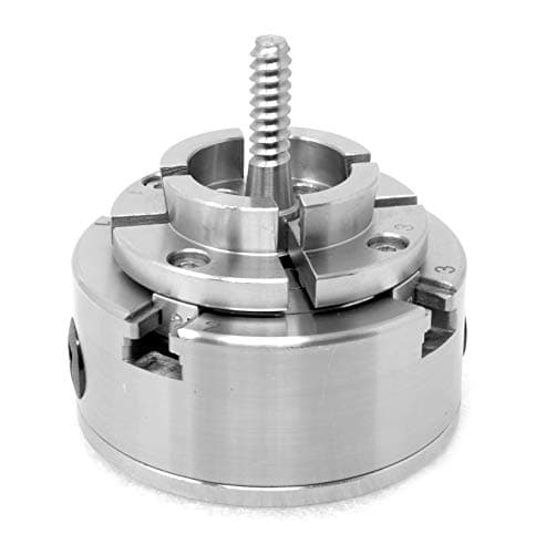 WEN LA4374 3.75-Inch 4-Jaw Self-Centering Lathe Chuck Set with 1-Inch x 8TPI Thread