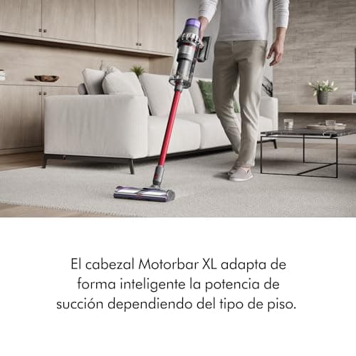 Dyson Outsize Origin Cordless Vacuum, Nickel/Red