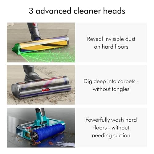 Dyson V15s Detect Submarine​ Wet Dry Vacuum, Yellow/Nickel