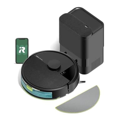 Roomba 105 Combo Robot Vacuum & Mop + AutoEmpty Dock - Self-Empties for 75 Days, Intense Power-Lifting Suction, LiDAR Navigation, Multiple Cleaning Modes, Avoids Mopping Carpet