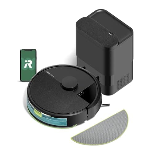 Roomba 105 Combo Robot Vacuum & Mop + AutoEmpty Dock - Self-Empties for 75 Days, Intense Power-Lifting Suction, LiDAR Navigation, Multiple Cleaning Modes, Avoids Mopping Carpet