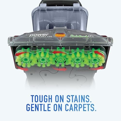 Hoover Power Scrub Deluxe Carpet Cleaner Machine with Paws & Claws Carpet Cleaning Solution (64oz), FH50150, AH30925