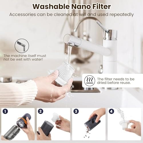 Car Vacuum Portable Cordless 120W/12kPa High Power Handheld Portable Handheld Vacuum Cordless Cleaner with Low Noise Wet and Dry Use Auto Vacuum Cleaner for Car Home Cleanning
